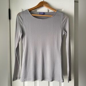Vintage 90’s Vivienne Tam Grey Mesh Top Size M